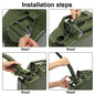 20L Portable Fuel Can with Spout – Petrol Diesel Storage, Army Green