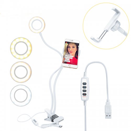 Selfie LED Ring Light with Phone Holder