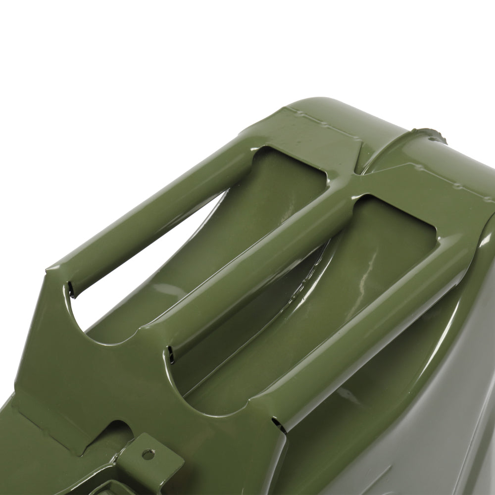 20L Portable Fuel Can with Spout – Petrol Diesel Storage, Army Green
