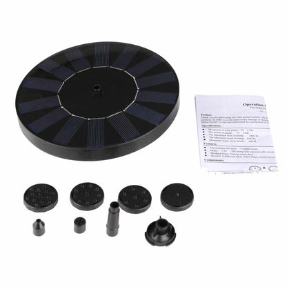 Solar Floating Fountain Pump for Birdbath, Garden, Pool & Pond