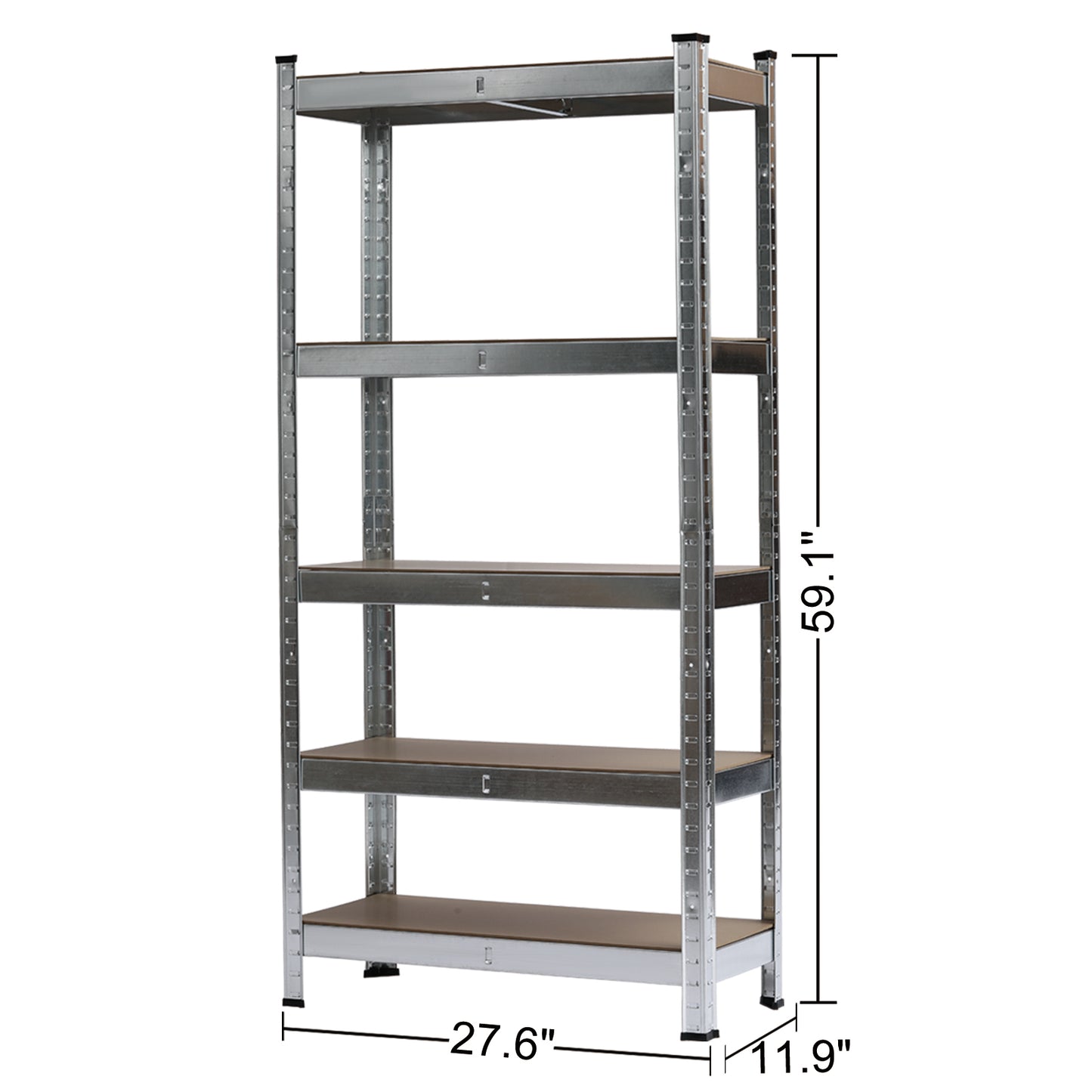 Heavy Duty 5-Tier Metal Shelving Rack – Garage & Industrial Storage