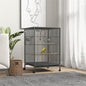 Large Bird Cage with Wheels, Perches & Tray – For Budgies & Parrots